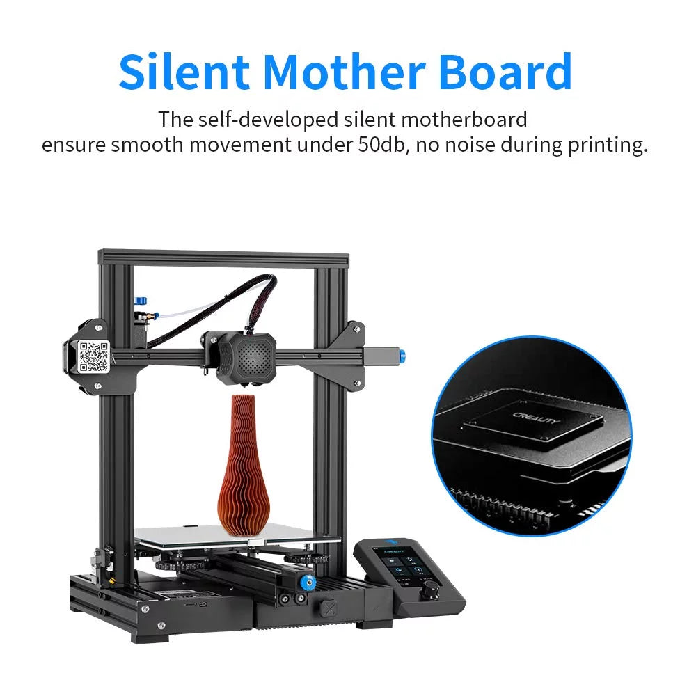 3D Printer Printing Size 220x220x250mm Aluminum Black D152127
