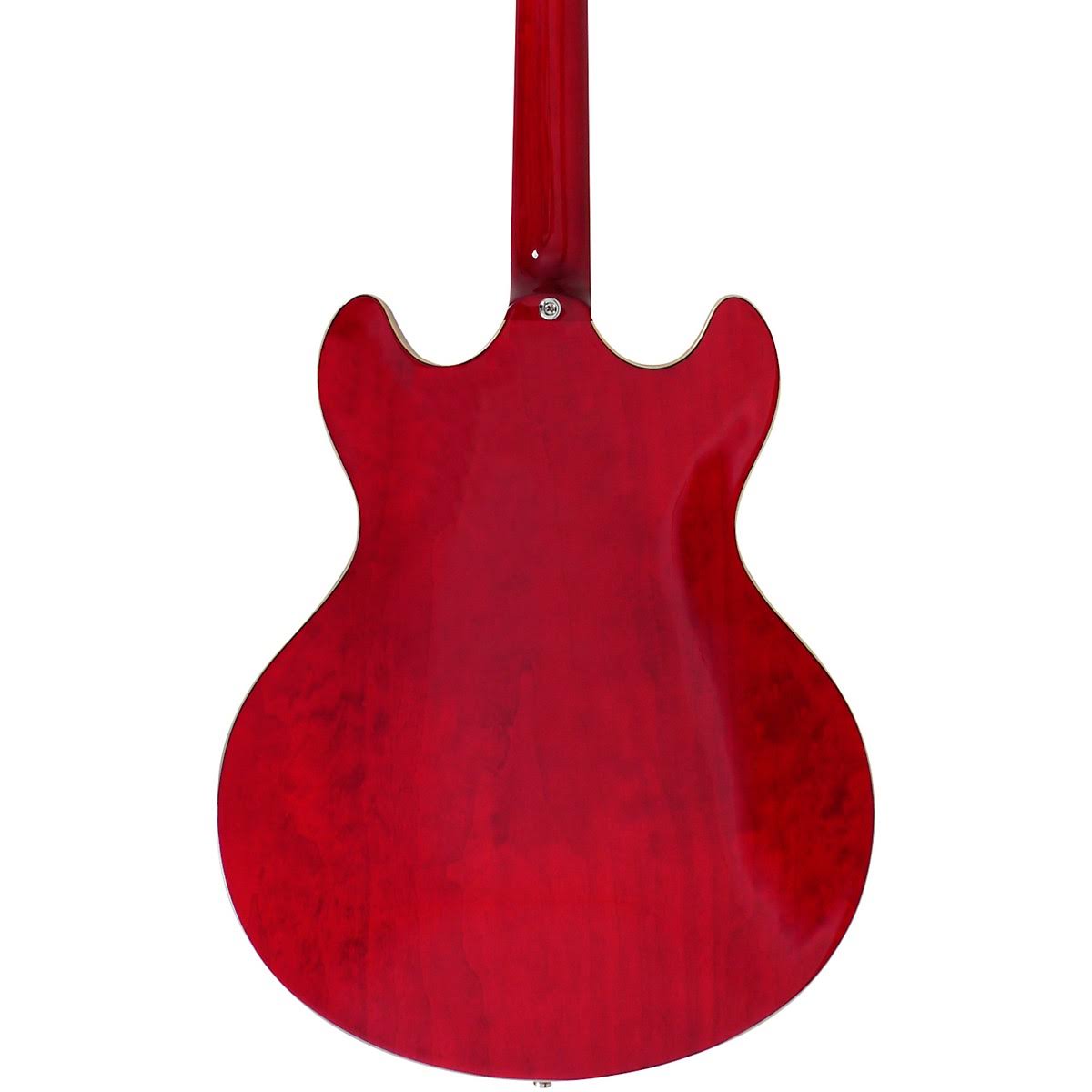 See-Thru Red Hollowbody Electric Guitar K9006
