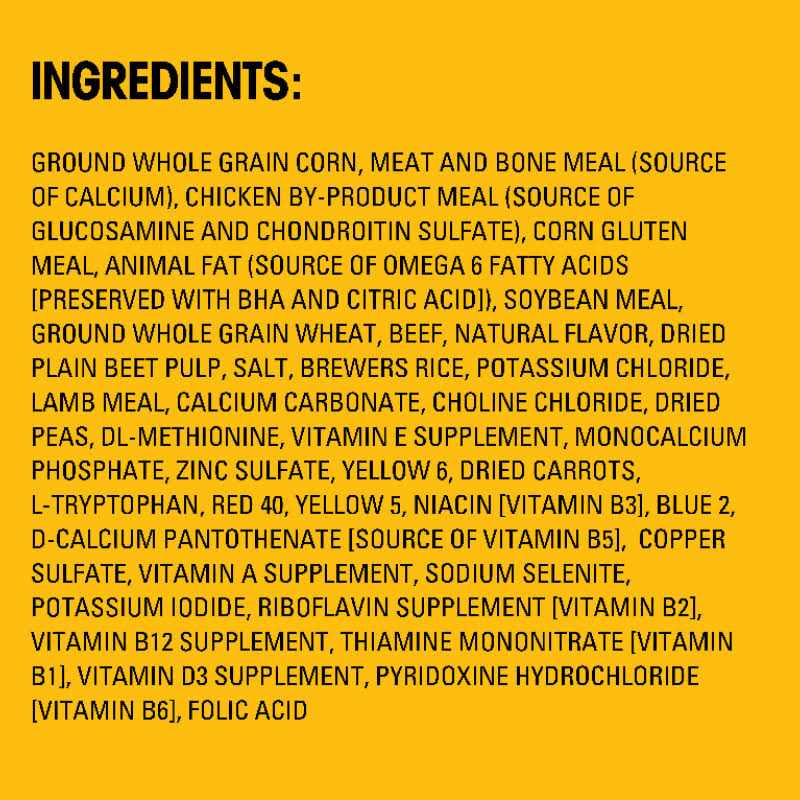 High Protein Adult Dry Dog Food Beef and Lamb D50405