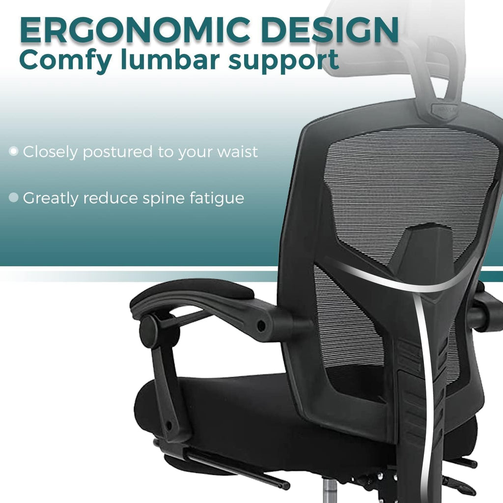 Ergonomic High Back Mesh Office Chair with Lumbar Support I7411