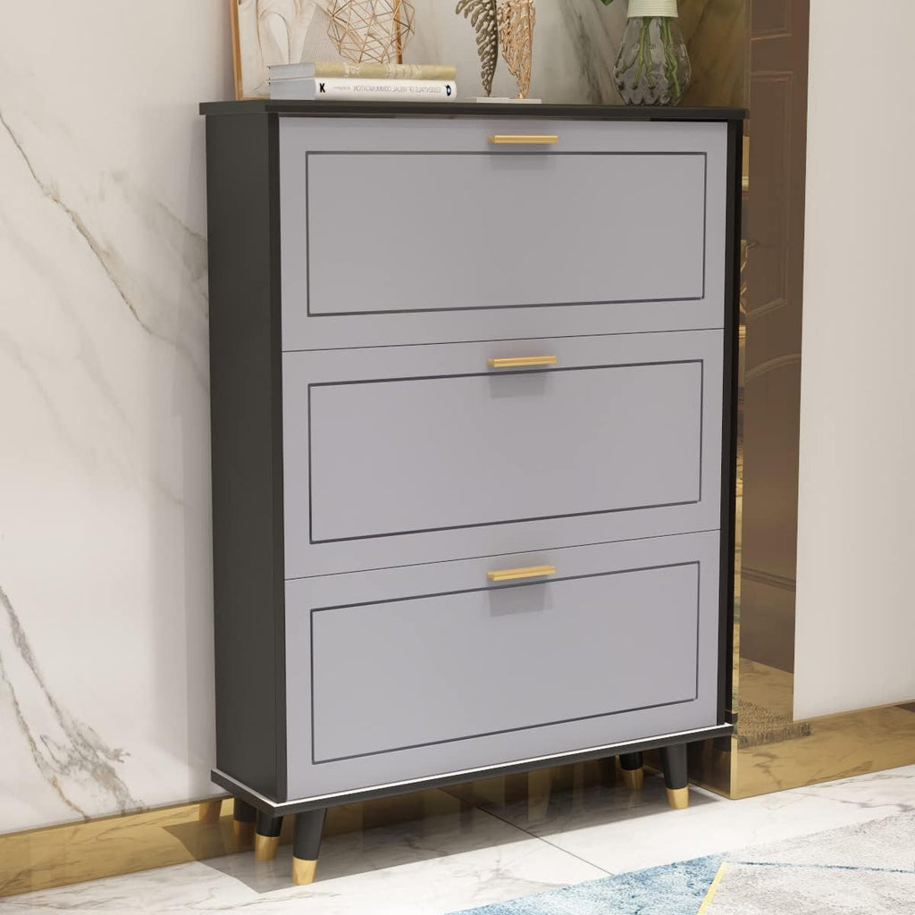 Shoe Cabinet with 3 Flip Drawers Q33798