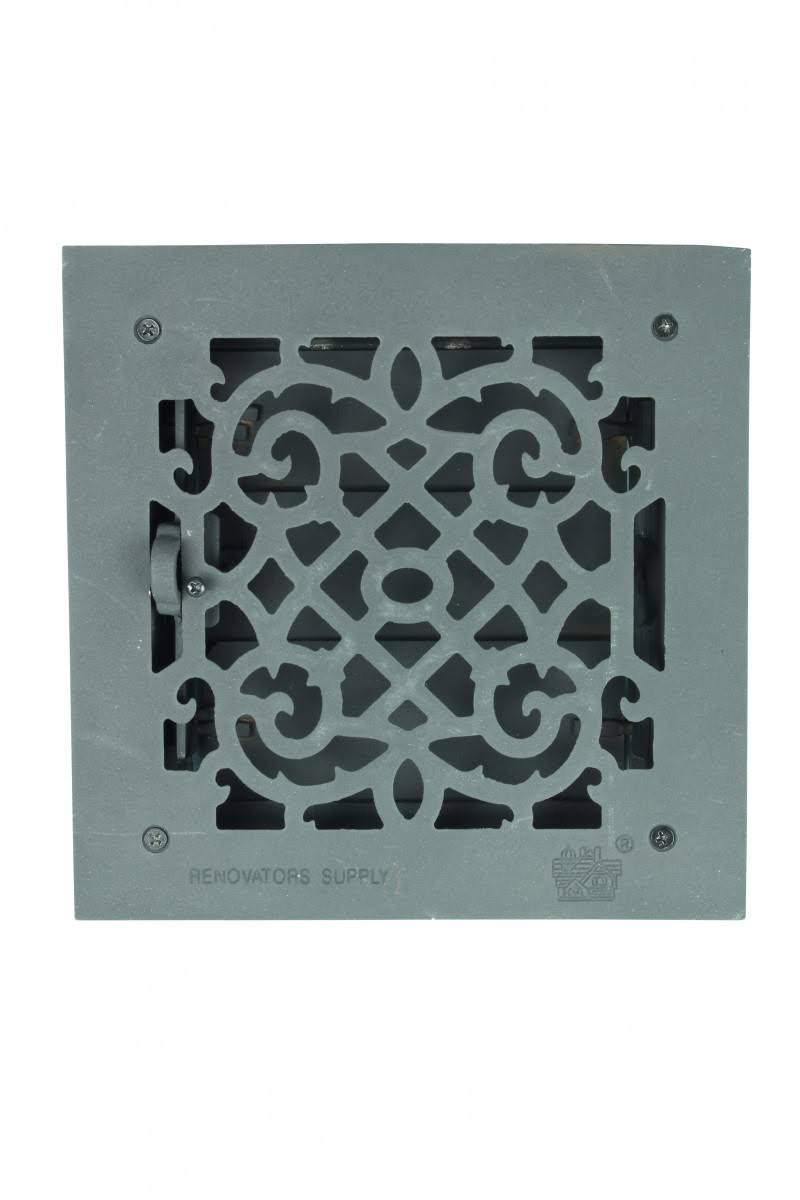 4 Floor Heat Register Louver Vent Cast 8x22 Duct L4825