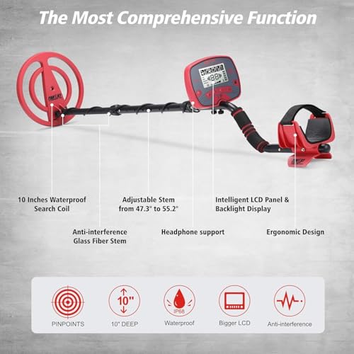 Waterproof Metal Detector with LCD Display L971