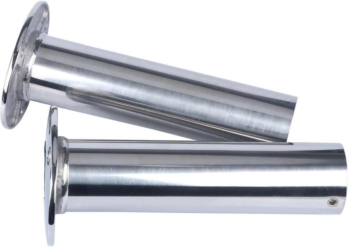 2Pcs Stainless Steel Casting Fishing Rod Holder Flush Mount 90 Degree V22313