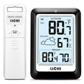 Wireless Weather Station Thermometer Hygrometer with Backlight Display I70187