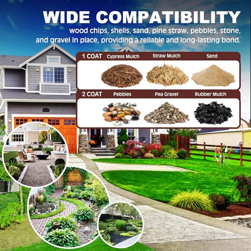1 Gallon Concentrate Gravel Glue Landscape Adhesive M651