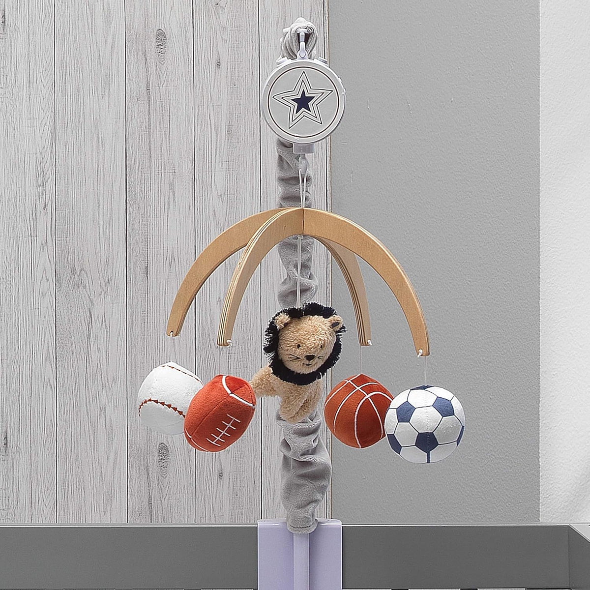 Musical Baby Crib Mobile Soother Toy W369868