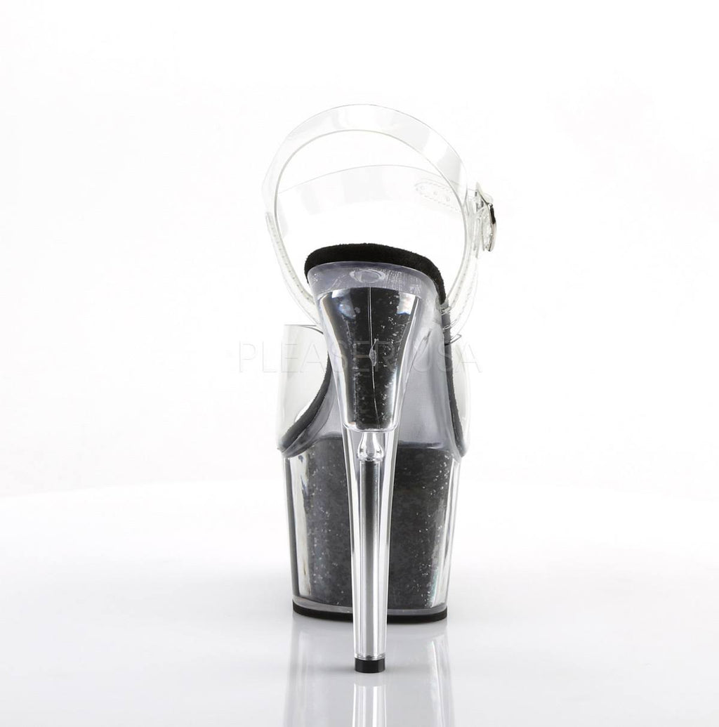 Clear Silver Glitter Inserts P4041
