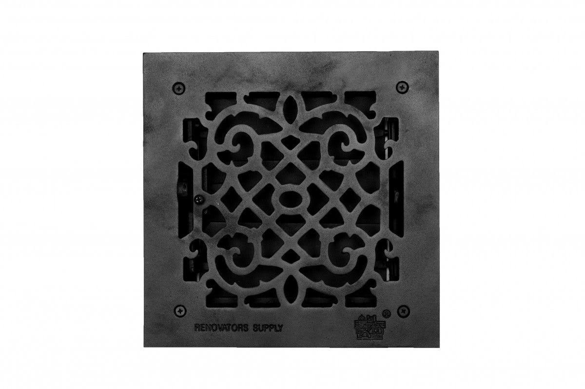 4 Floor Heat Register Louver Vent Cast 8x22 Duct L4825