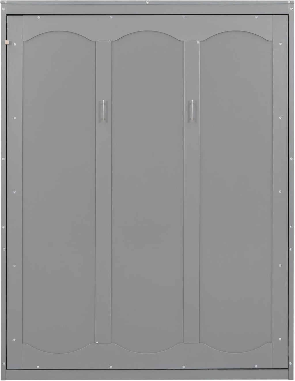 Queen Size Grey Wood Murphy Bed H653
