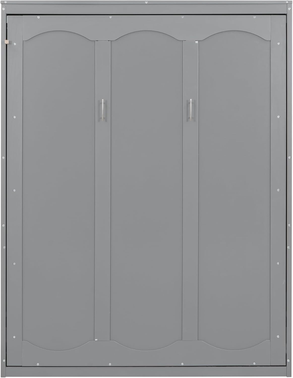 Queen Size Grey Wood Murphy Bed H653