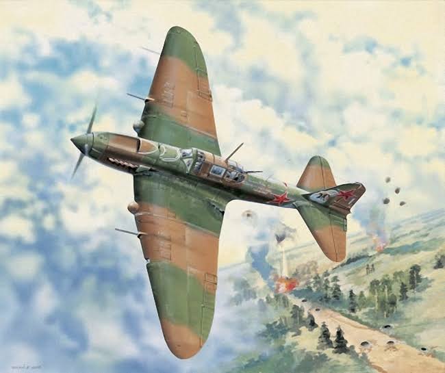 1/32 Il-2M3 Ground Attack Aircraft Model Kit J975