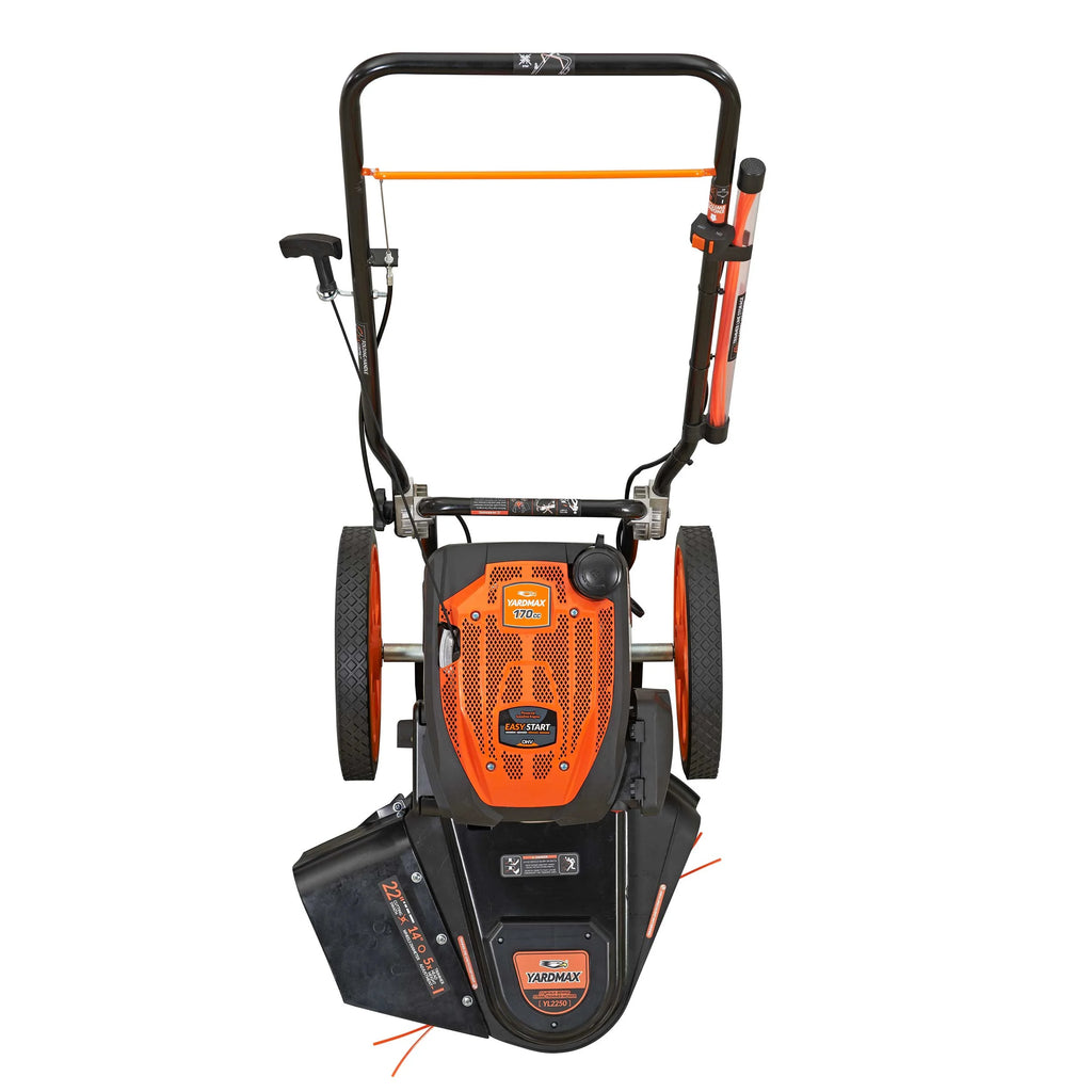 22 in. 170cc Gas Walk Behind String Trimmer Mower D69332