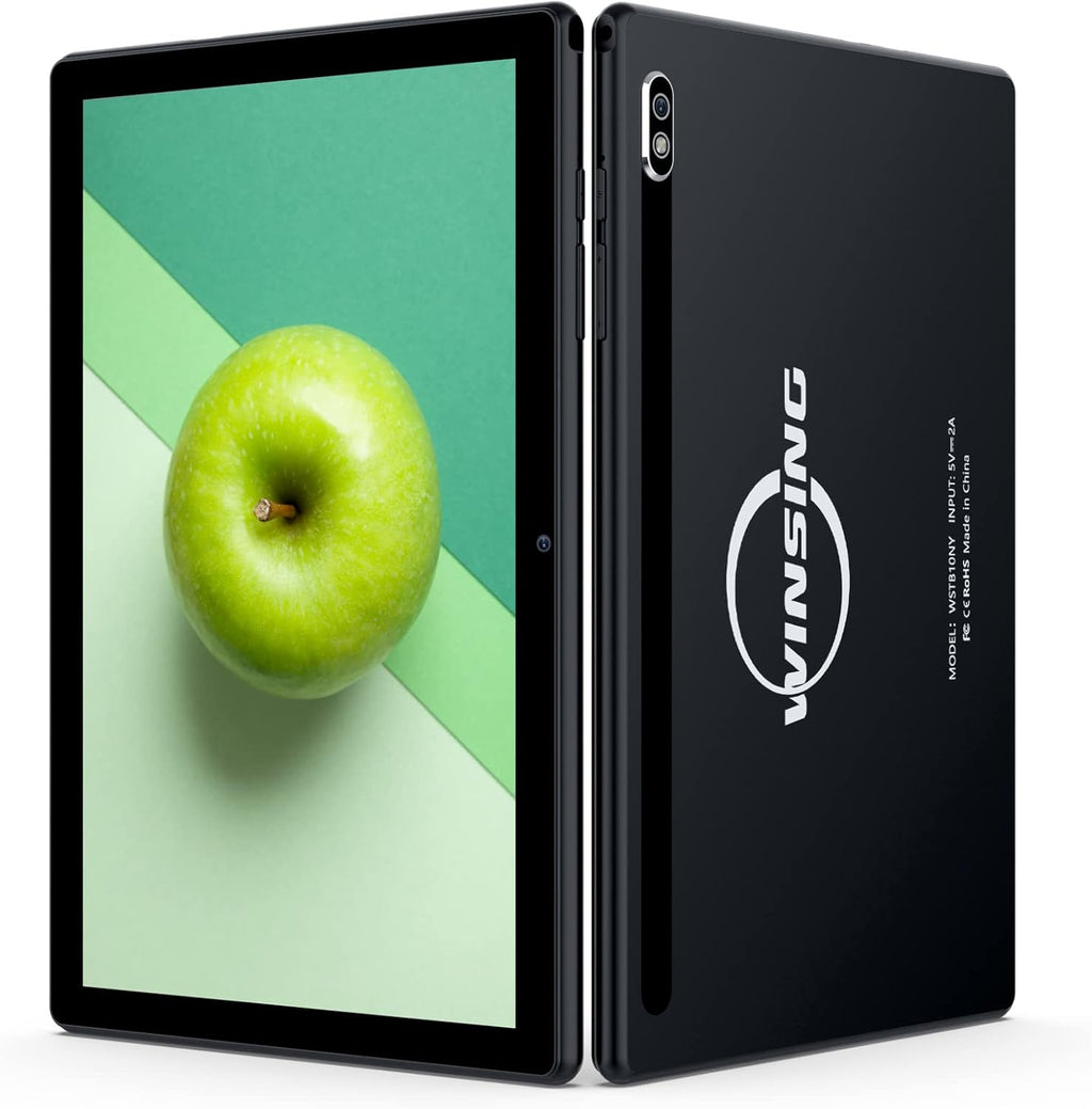 Black Android Tablet 10.1" 32GB Storage WiFi Bluetooth 4.2 A257604