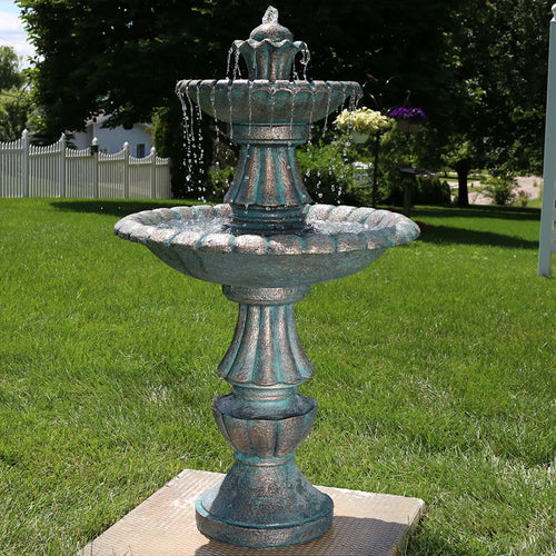 2-Tier Outdoor Water Fountain M112