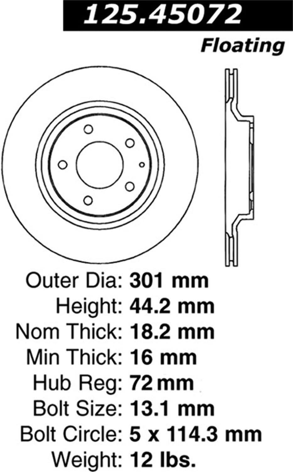 High Carbon Alloy Brake Rotor Y4090