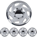 16" Chrome Wheel Cover, 4 Pieces X178