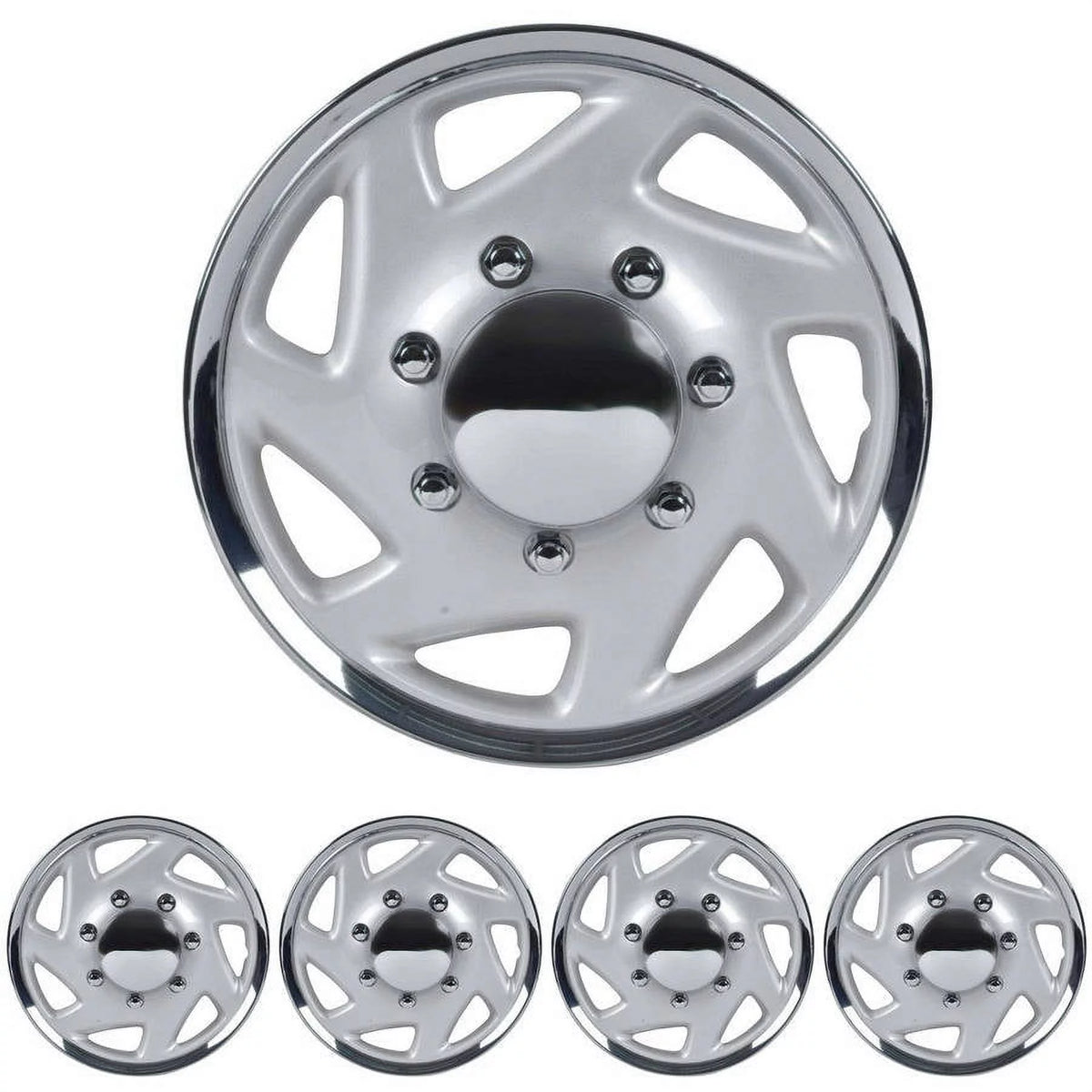 16" Chrome Wheel Cover, 4 Pieces X178