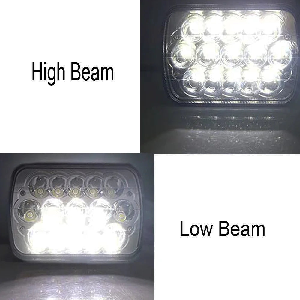 7x6" LED Headlights Hi-Lo Beam for Nissan Pickup F916
