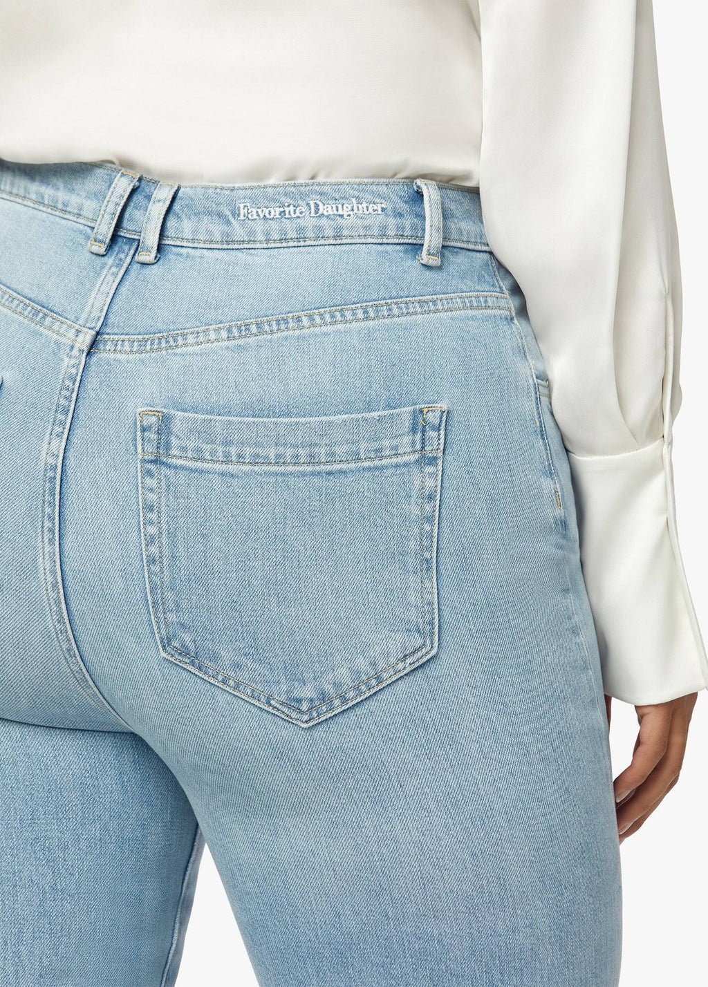 Blue Super High Rise Straight Jeans P72670
