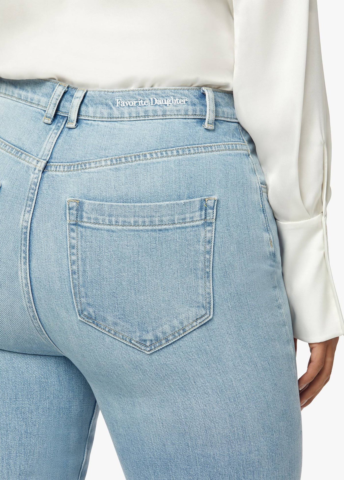 Blue Super High Rise Straight Jeans P72670