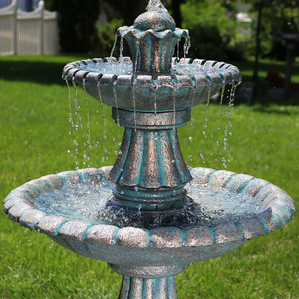 2-Tier Outdoor Water Fountain M112