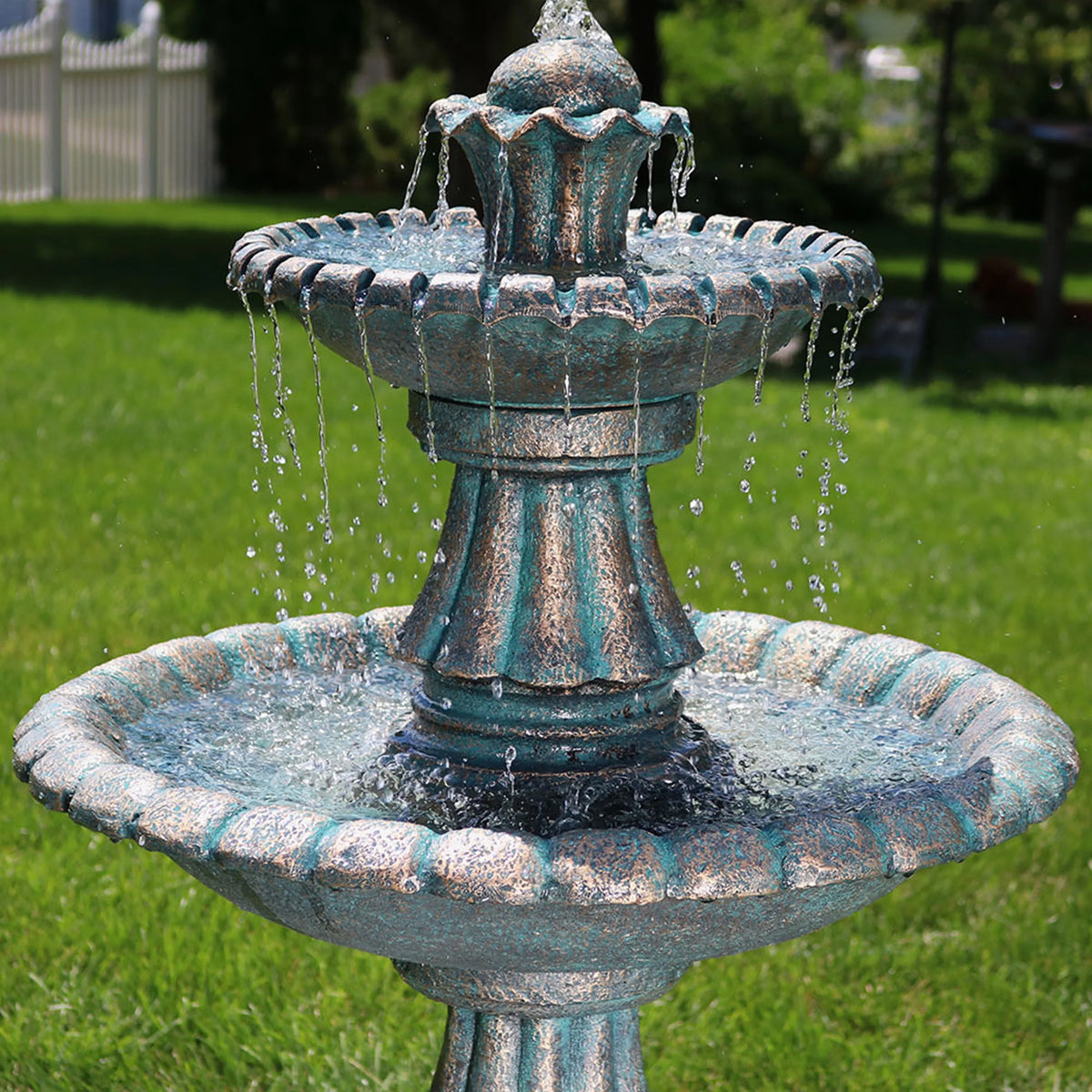 2-Tier Outdoor Water Fountain M112