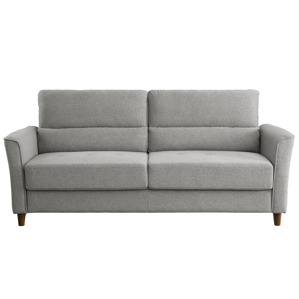Gray Fabric Upholstered Sofa Z793588