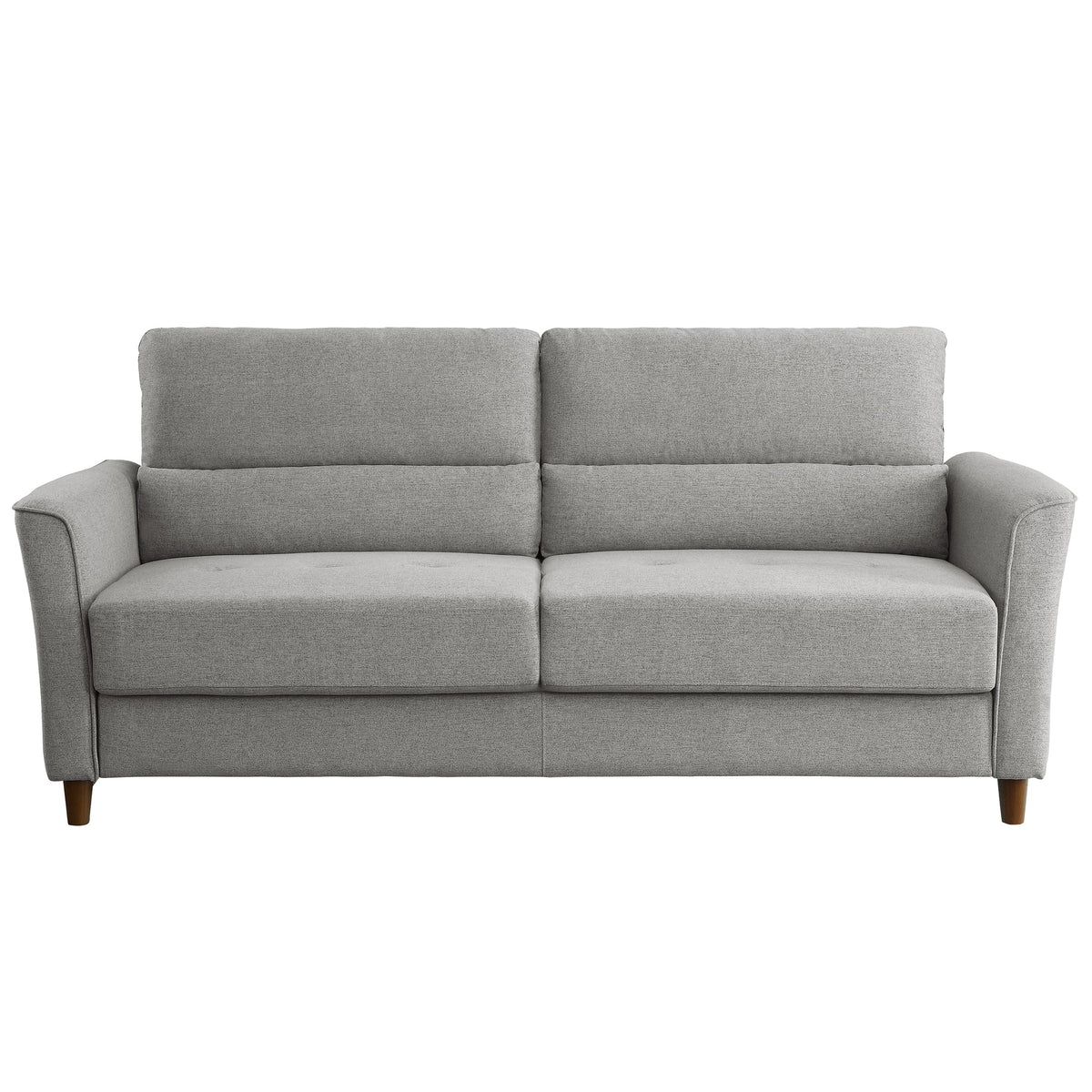 Gray Fabric Upholstered Sofa Z793588
