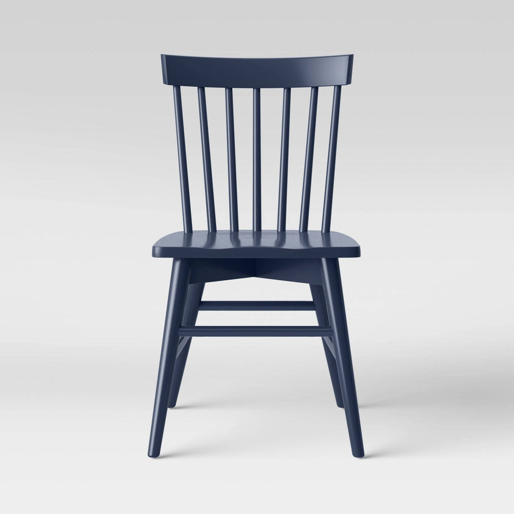 Set of 2 Dark Blue Windsor Dining Chair K143868