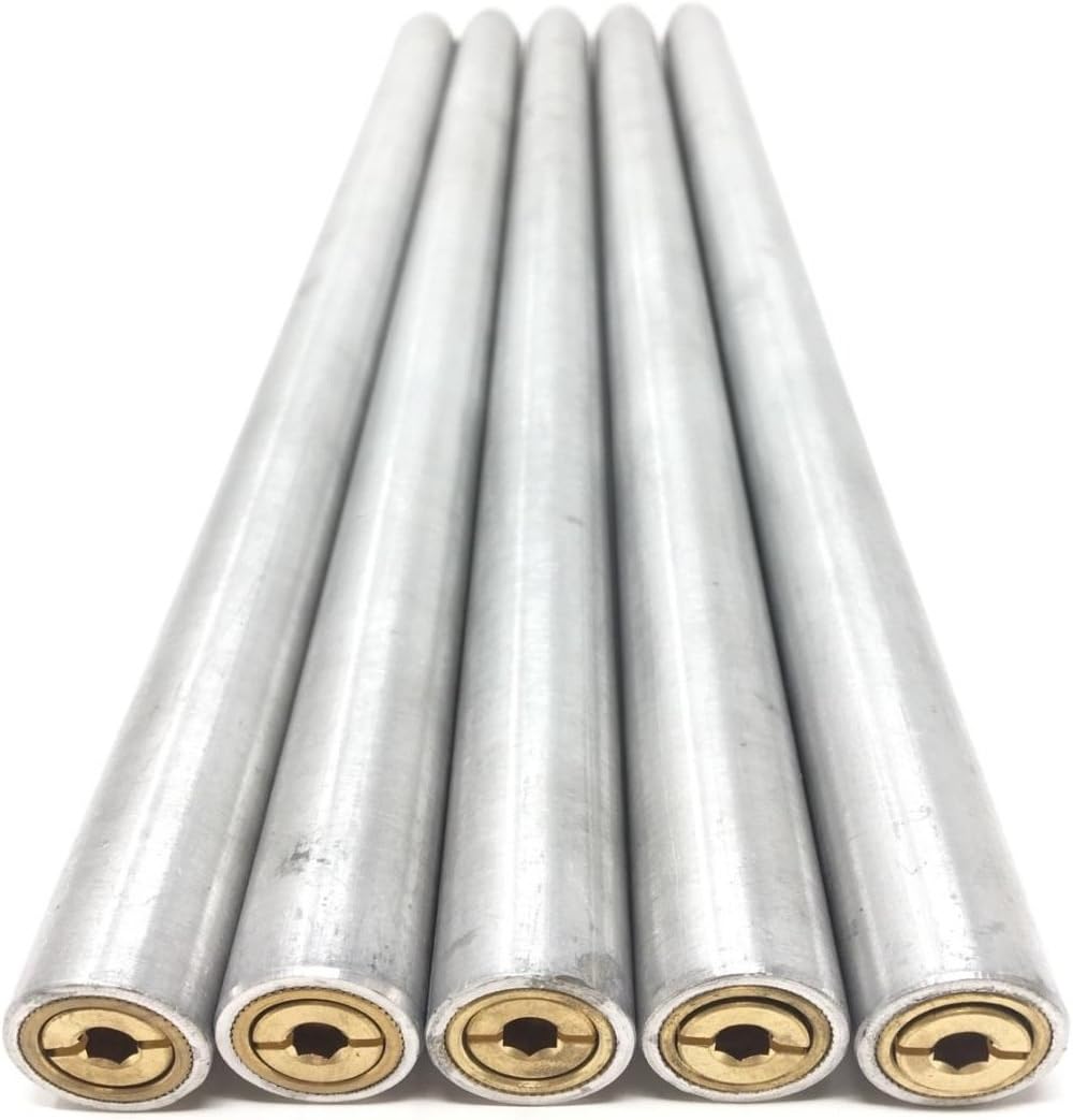 5 Pack Aluminum Paver Lawn Pipe Tube Pool Deck Brass Anchor for Swimming Pool Cover G28558