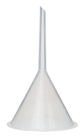 75mm Diameter Opening Polypropylene Utility Funnel, White, Case of 144 I990