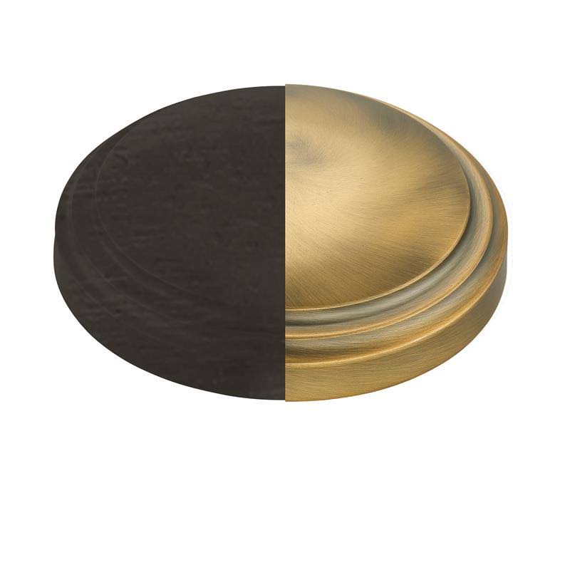 Vintage Black with Warm Brass 4 Light Bath V8881