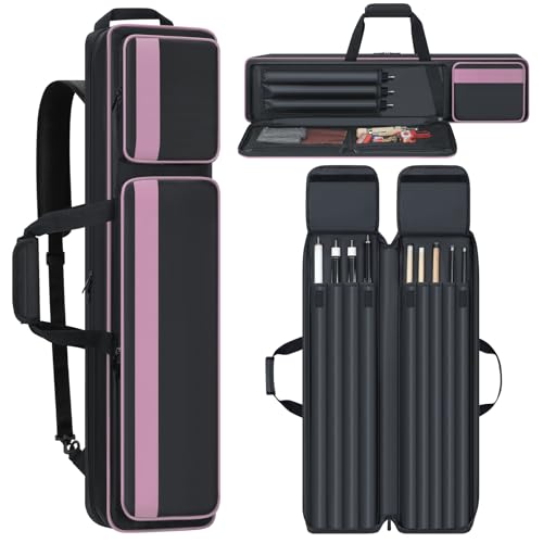 4x5 Soft Padded Pool Cue Case with Backpack Straps H2296
