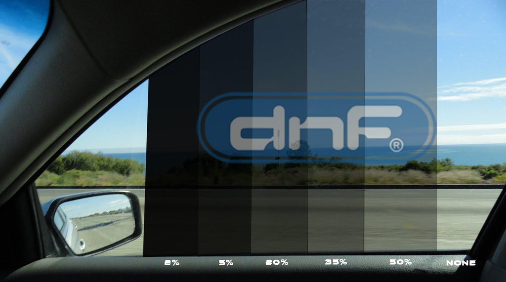 Black 5% 24" X 100 Feet Window Tint Film with Tri-Edge Squeegee T204