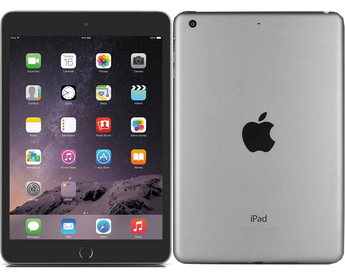 Restored Apple iPad Mini 3 7.9" Tablet with Retina Display (16GB, Wi-Fi + 4G LTE, Space Gray) (Refurbished) V80117