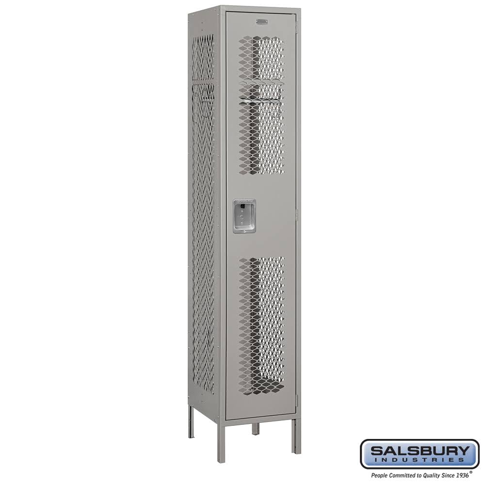 Gray Vented Metal Locker K650236