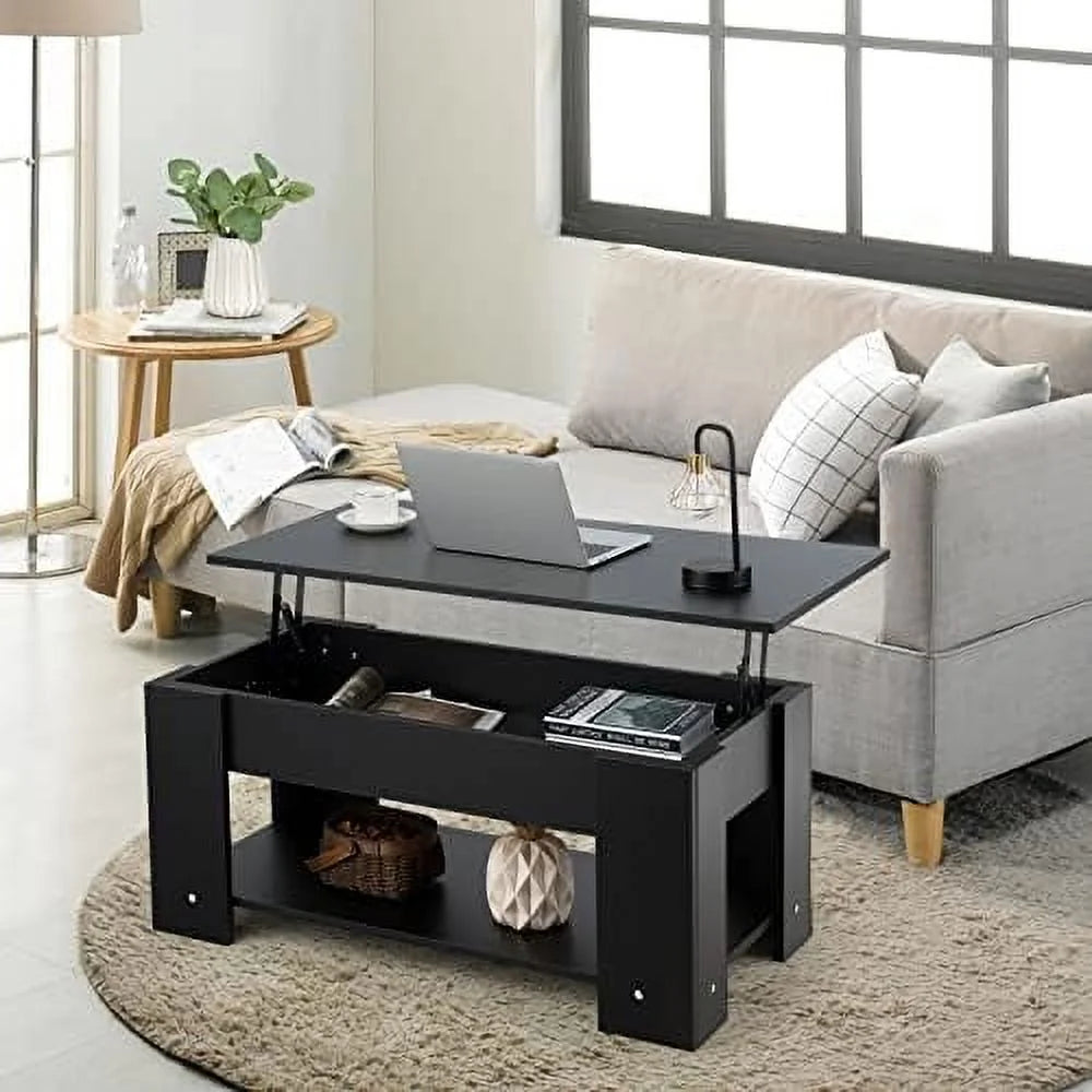 Lift Top Coffee Table with Hidden Compartment R931