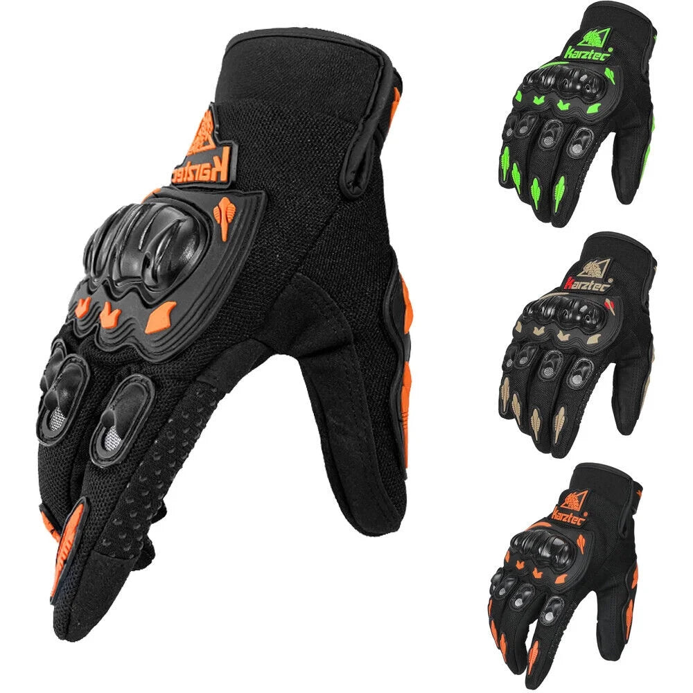 4 Color Motorcycle Racing Full Finger Touch Screen Gloves Z104315