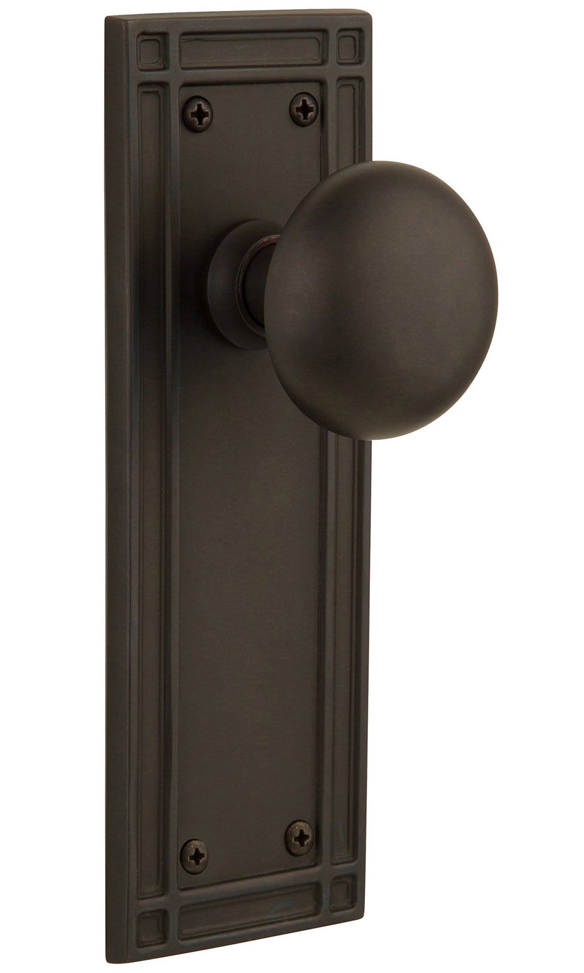 Oil-Rubbed Bronze Double Dummy Door Knob S291684