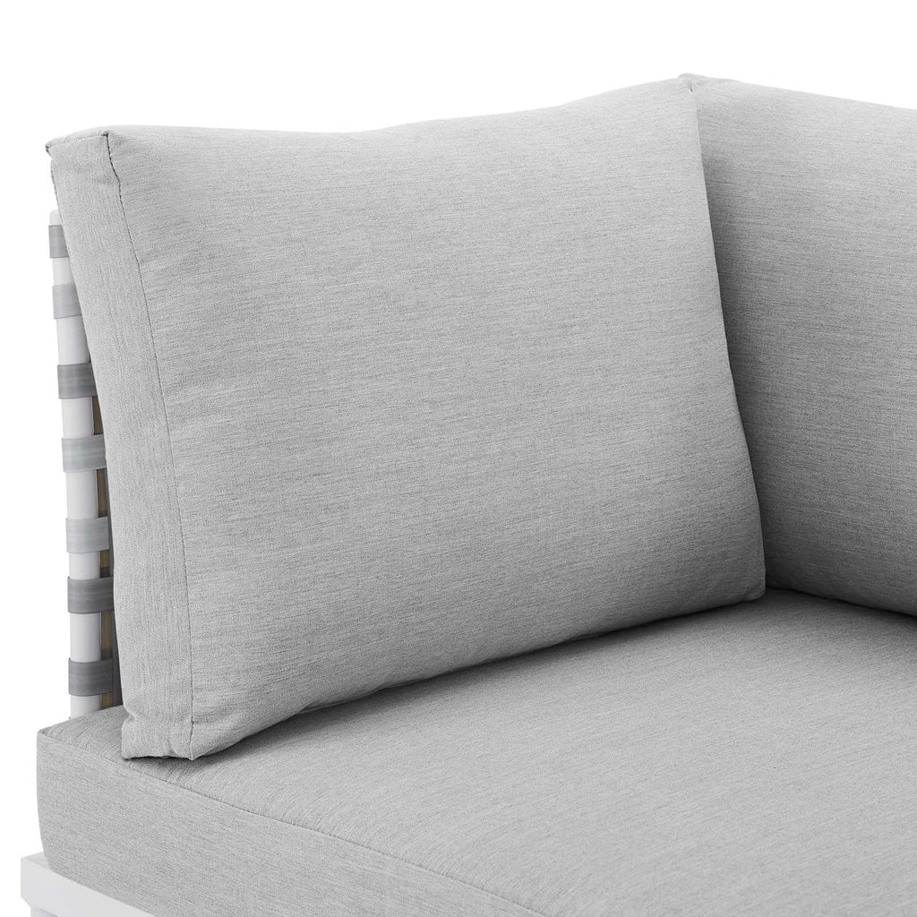 Grey Aluminum Outdoor Sofa L32176