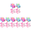 16 Pcs Wind up Cars Mini Plastic Toy P5008