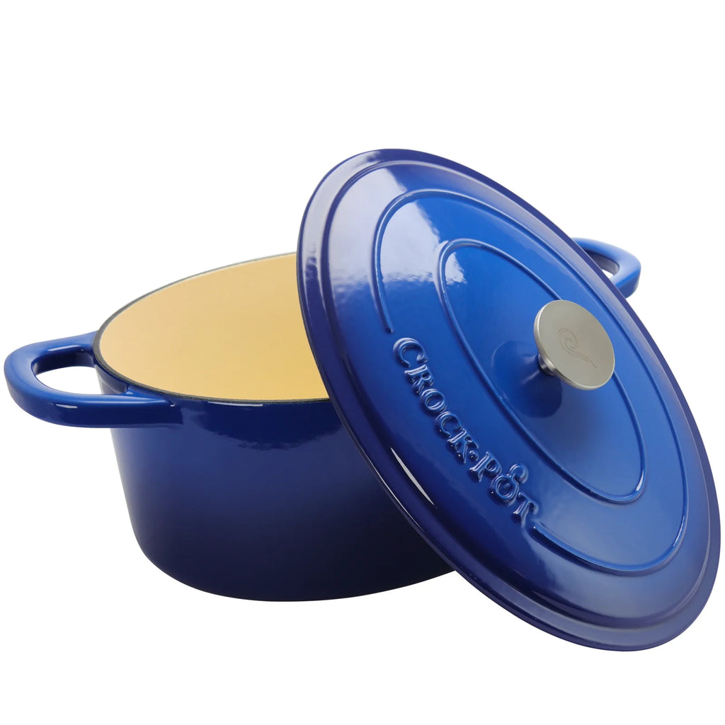 7 Qt Enameled Cast Iron Oval Dutch Oven E76613