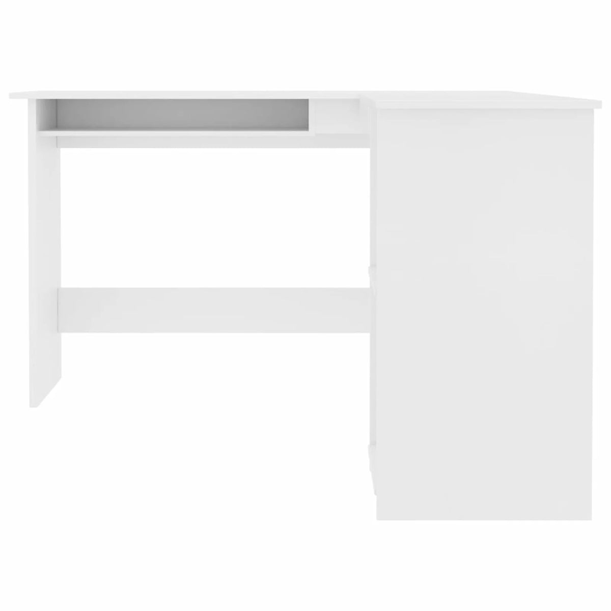 White L-Shaped Corner Desk E3138