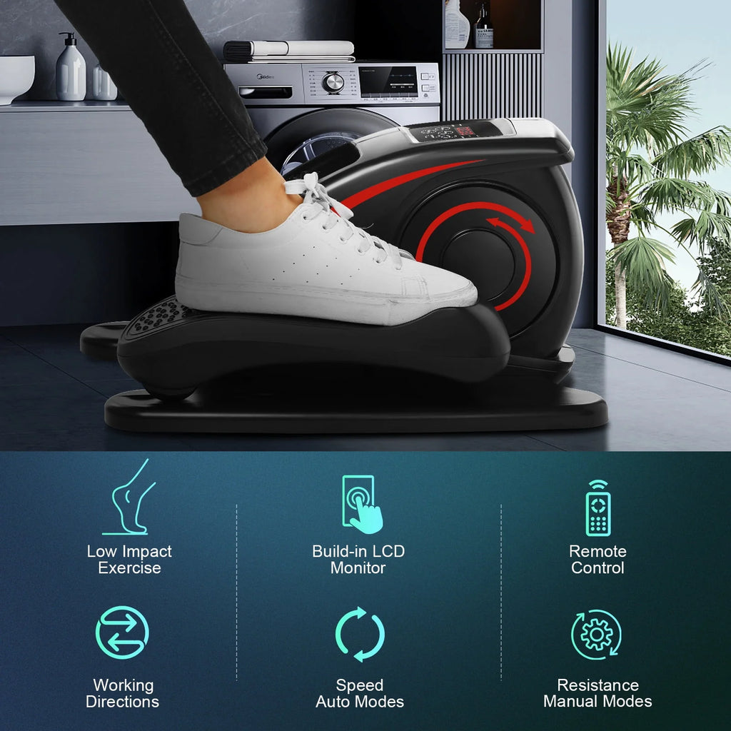 Under Desk Elliptical Machine with LCD Monitor B55264