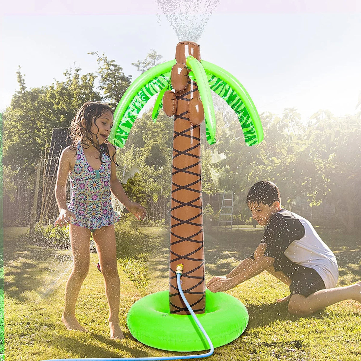 Inflatable Palm Tree Yard Sprinkler Toy M723