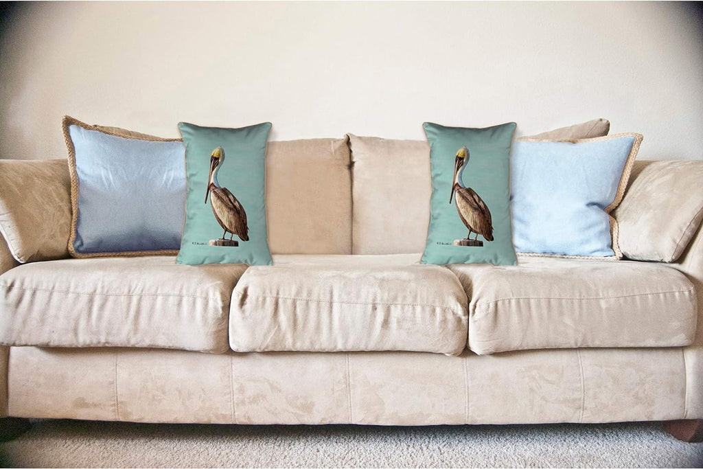 Teal Indoor/Outdoor Pillow H107