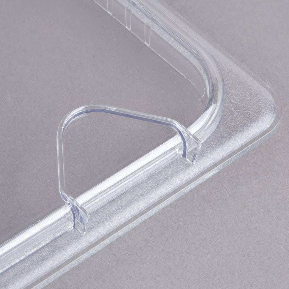 Clear Polycarbonate Hinged Lid with Two Handles X73140