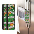 4 Piece Christmas Tree Jingle Bell Refrigerator Door Handle Cover H83138