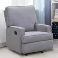 Beige Chenille Rocker Recliner Chair N11057